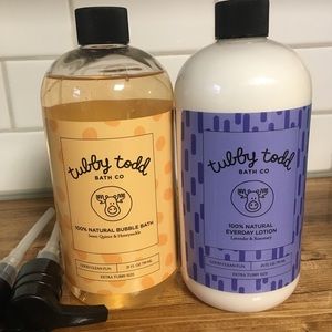 EXTRA TUBBY TODD BUBBLE BATH & LOTION